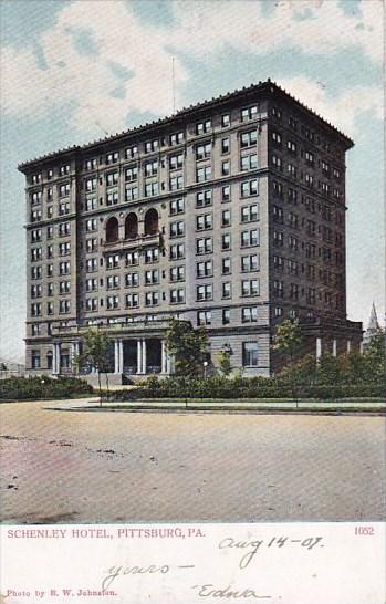 Pennsylvania Pittsburg Schenley Hotel 1907