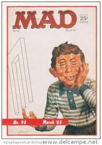 Lime Rock Trade Card Mad Magazine Cover Issue No 93 March 1965