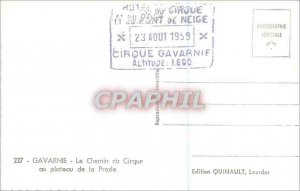 Postcard Modern chemain the Gavarnie circus parade to the plate