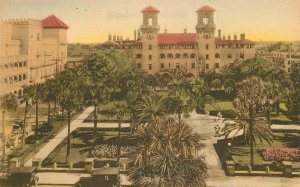 Postcard Florida Augustine Alcatraz Hotel Sunny Scenes 23-7901