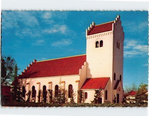 Postcard Bethania Evangelical Lutheran Church Solvang California USA