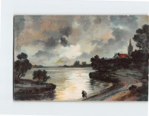 Postcard River Landscape Scenery Painting/Art Print