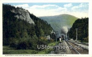 Elephant's Head in Crawford Notch, New Hampshire