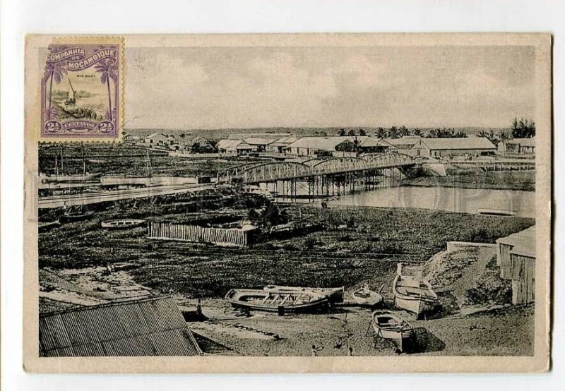 3133071 Mozambique Bridge over Chiveve River Vintage postcard