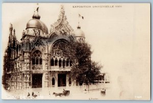Italy Postcard Building View Exposition Universelle Paris 1900 RPPC Photo