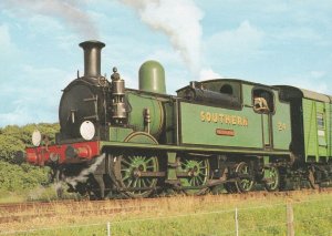 Southern Railway W24 Calbourne Victorian 1891 IOW Train Postcard