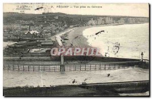 Old Postcard Fecamp View from Calvary