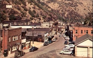 Bingham Canyon Utah UT Truck Classic 1950s Cars Vintage Postcard