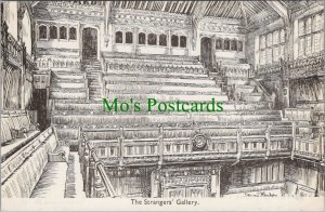 London Art Postcard - The House of Commons, The Strangers' Gallery  RS37016