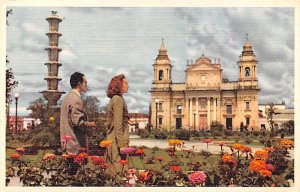 Cathedral in the background Guatemala, Central America Unused 