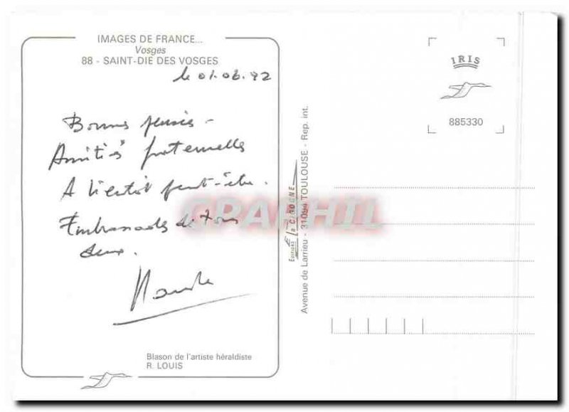 Modern Postcard Images of France Vosges Saint Die Vosges ds