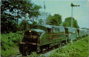 Trains Western Maryland Railway Locomotives 81 & 82 At Highfield Maryland