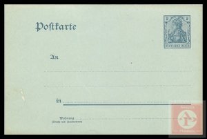 German Reichspost Postcard