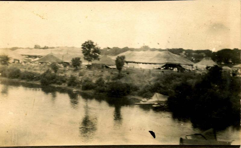 IN - Peru. Hagenbeck & Wallace Circus, Wabash River. Date,1908 - RPPC  VERY RARE