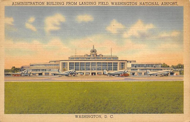 Administration building, Washington National Washington DC, USA Airport 1948 