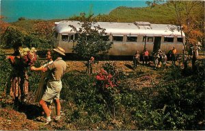 Postcard Jamaica Caribbean Railroad 1950s Dexter Governor's Coach 22-13067