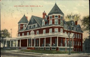 Roselle NJ Van Court Inn c1910 Postcard 
