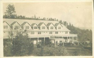 Automobiles Large Resort Hotel RPPC Photo Postcard 21-846