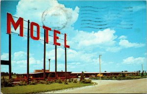 Vtg 1960s Merlene Motel Sturtevant Wisconsin WI Postcard