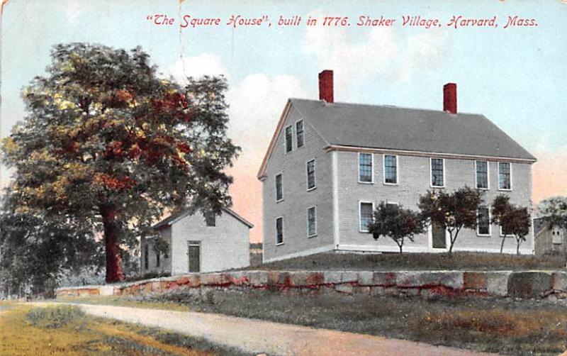 The Square House built 1776 Harvard MA USA Shaker 1910 