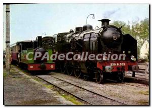 Postcard Semi Modern locomotive SNCF 230 G 353 Pinguely Ex Morbihan June 4, 1978