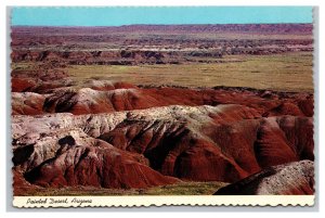 Painted Desert Arizona From Kachina Point Postcard Continental View Card