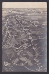 Vinatge postcard GERMANY WWI Patriotic Map