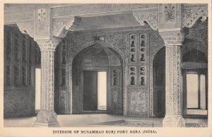 B96091 interior of musamman burj fort agra   india