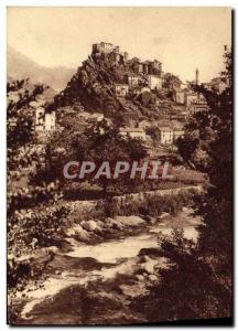 Old Postcard Corsica Ile de Beaute Corte Corsica Corsica