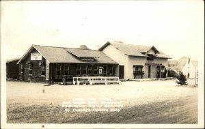 Badlands Nat'l Park South Dakota SD Cedar Pass Lodge Real Photo Postcard