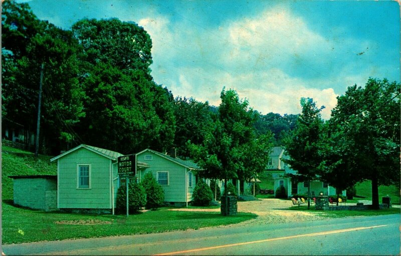 Waynesville North Carolina NC Seay's Motor Court Unused UNP Vtg Chrome Postcard