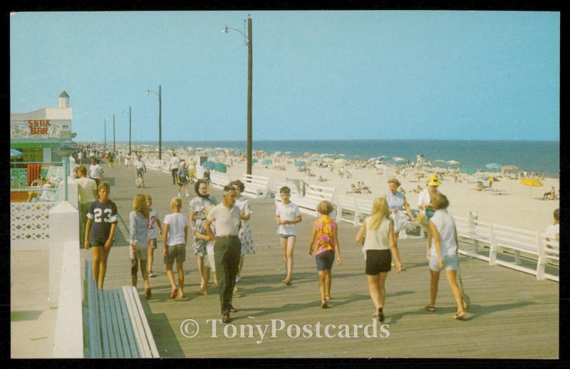 Boardwalk and Beach, Rehoboth Beach