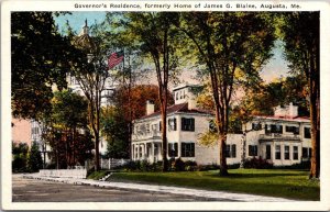 Maine Augusta Governor's Residence Former Home Of James G Blaine