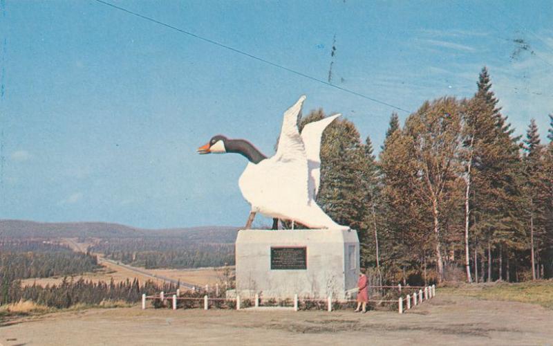 The Famouse Wild Goose Statue of Wawa, Ontario, Canada - Roadside