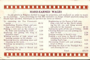 Humour Hard Earned Wages 1913