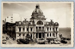 Salvador Bahia Brazil Postcard Government Palace c1930's Unposted RPPC Photo