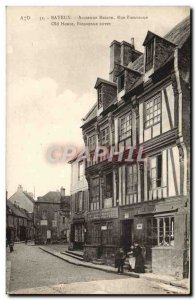 Postcard Old House Bayeux Old Street Welcome