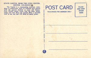 CO - Denver. State Capitol from Civic Center