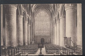 Gloucestershire Postcard - Gloucester Cathedral, Nave West   RS7847