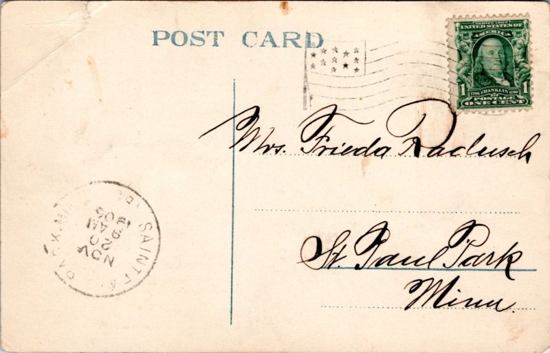 Postcard OK Tulsa - Bird Creek Falls