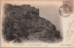 Algeria Constantine La Route de la Corniche Vintage Postcard C171