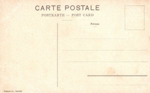 Vintage Postcard 1910's Island Castle Chateau de Chillon Lake Geneva Switzerland