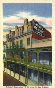 Antonie's Restaurant - New Orleans, Louisiana LA  
