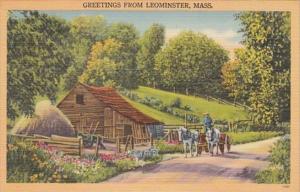 Massachusetts Greetings From Leominster