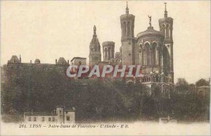 Postcard Old Lyon Notre Dame de Fourviere the Apse