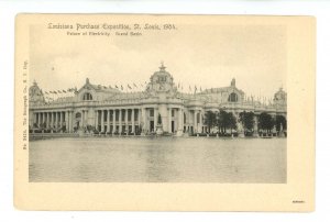 MO - St Louis. 1904 Louisiana Purchase Expo, Palace of Electricity, Grand Basin