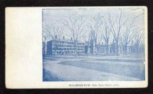 CT Brick Row Yale University NEW HAVEN CONN Postcard Connecticut