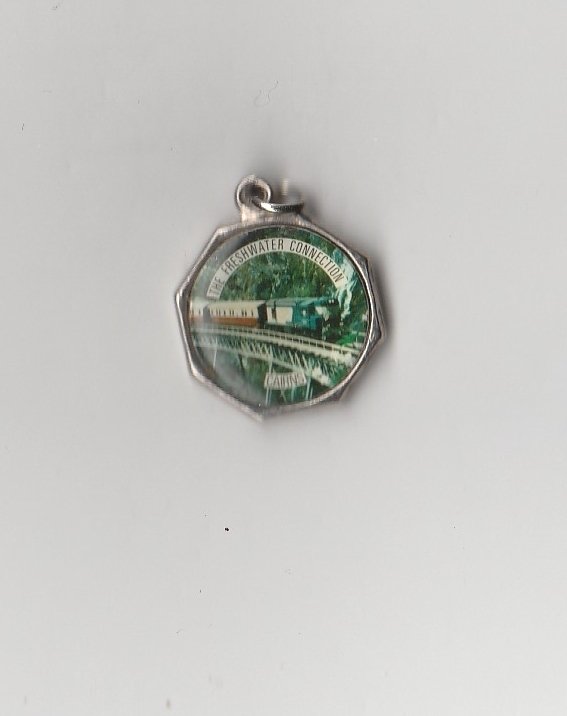 VINTAGE THE FRESHWATER CALIFORNIA RAILROAD PENDANT