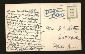 USA Postmark 1925 Rochester Minn Clinic Building Rochester Color Postcard