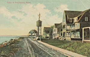 Beachwood ME Hotels Road Tower Postcard